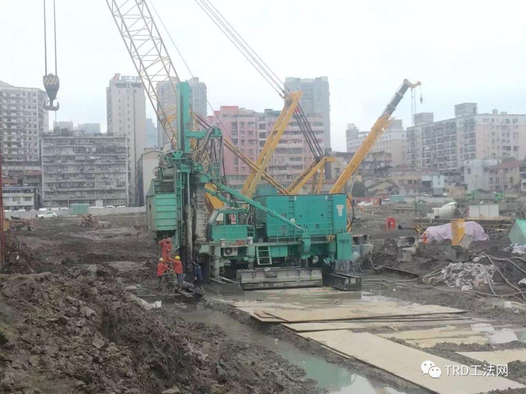 武汉复地汉正街项目TRD工法应用