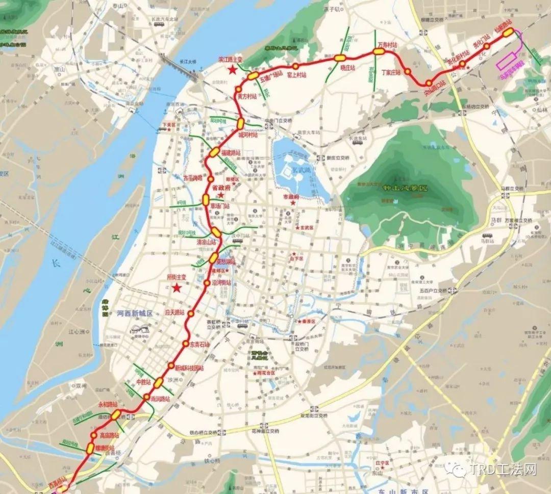 南京7号线雨润路站TRD工法应用