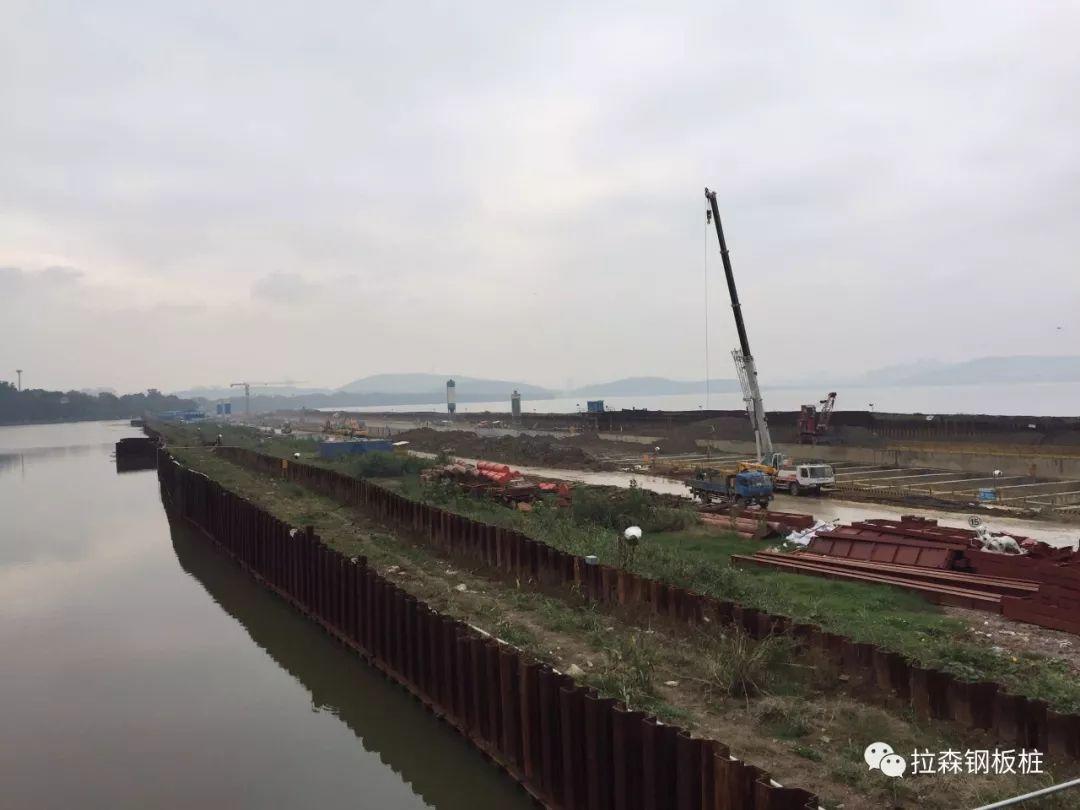 钢板桩助力太湖隧道建设
