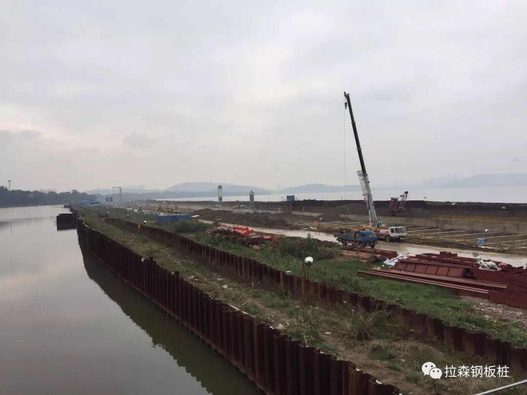 钢板桩助力太湖隧道建设