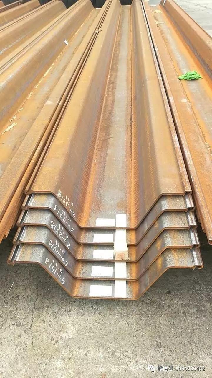 900mm帽型钢板桩应用