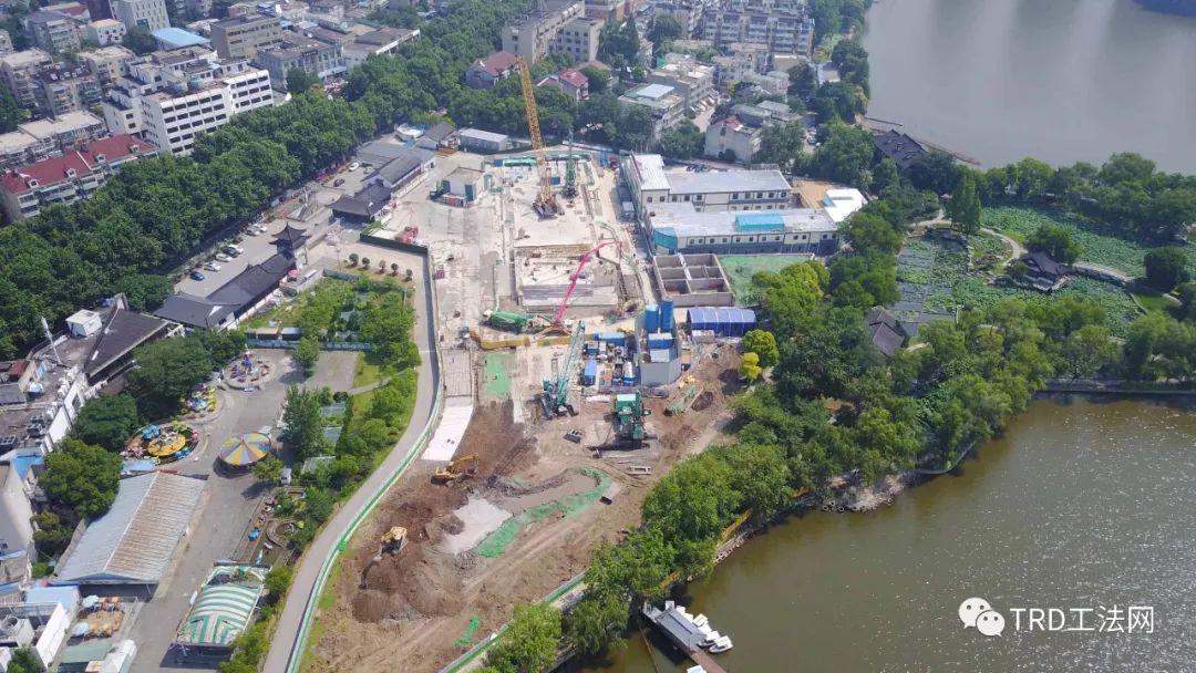 南京地铁7号线莫愁湖站TRD工法应用