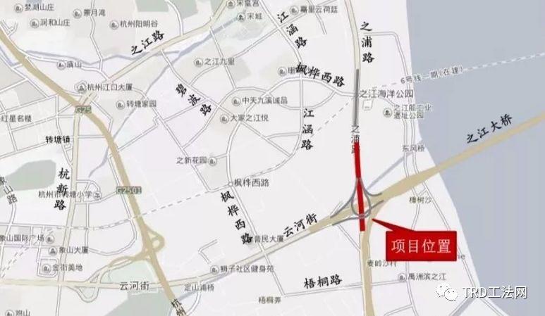 杭州市之浦路低净空TRD应用案例