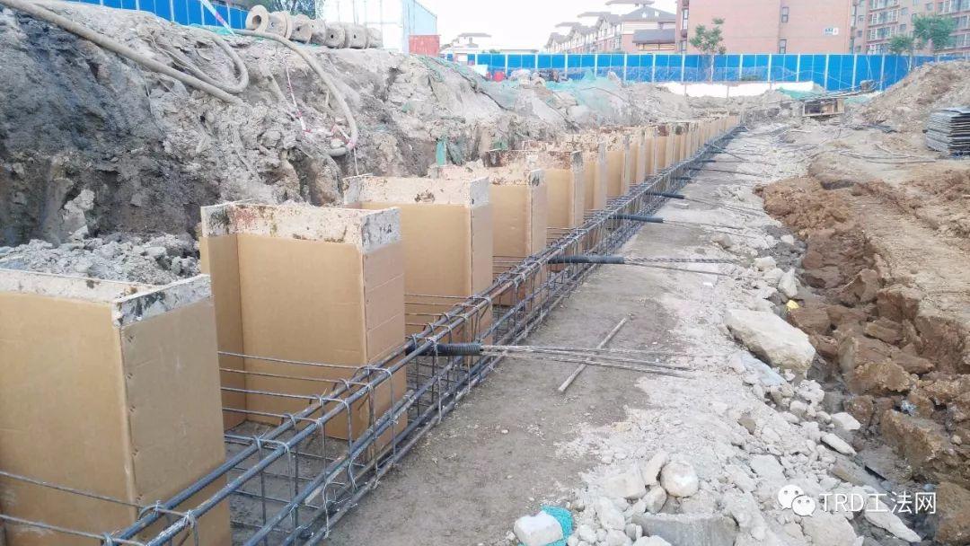 北京全鑫园项目trd工法应用