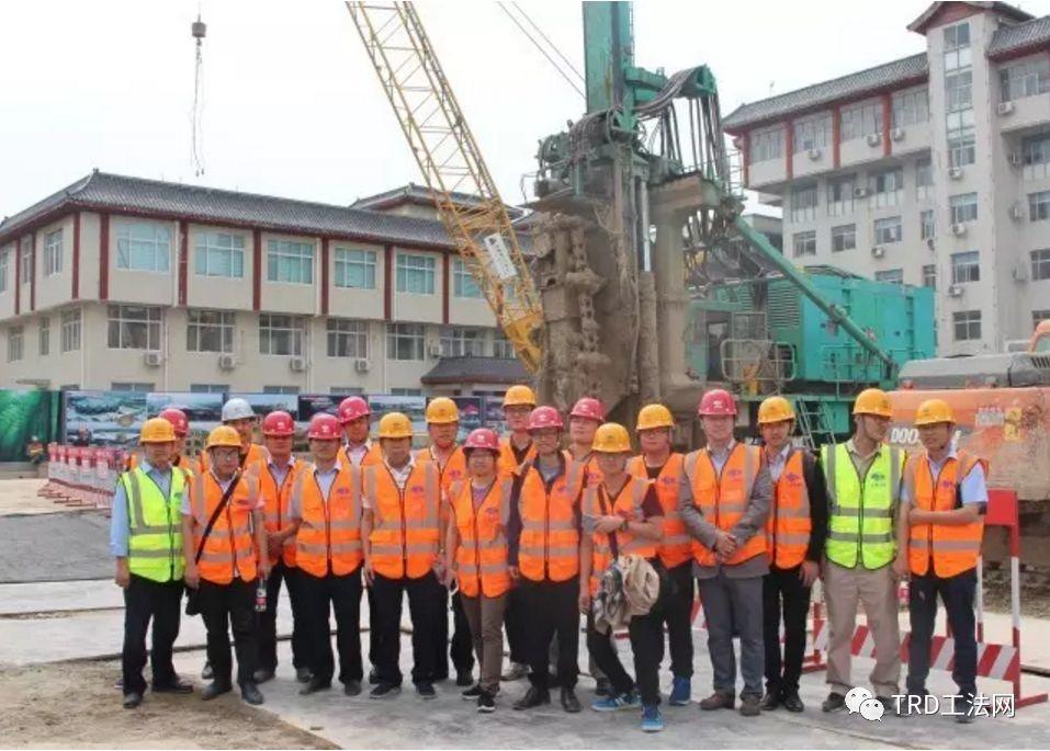 濮阳中医院停车库TRD工法应用
