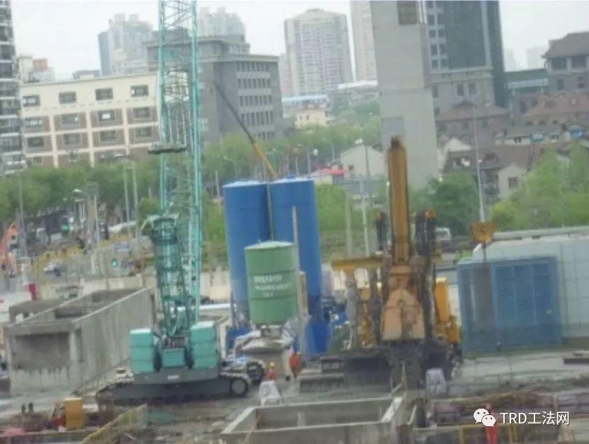 上海白玉兰广场TRD工法应用