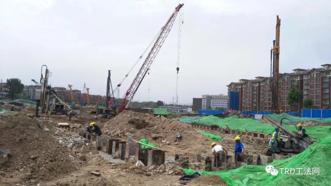 北京全鑫园项目TRD工法应用