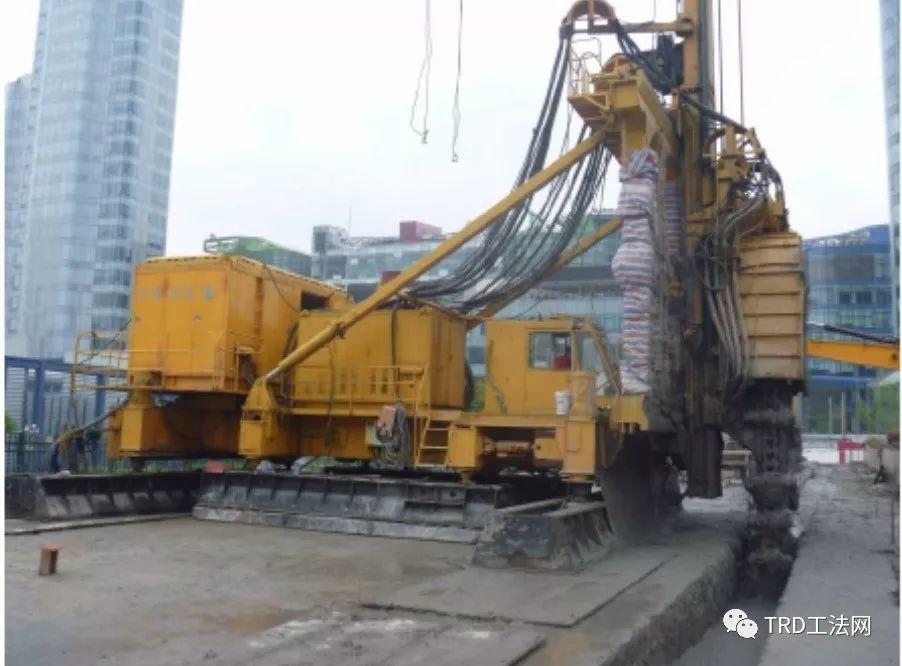 上海白玉兰广场TRD工法应用
