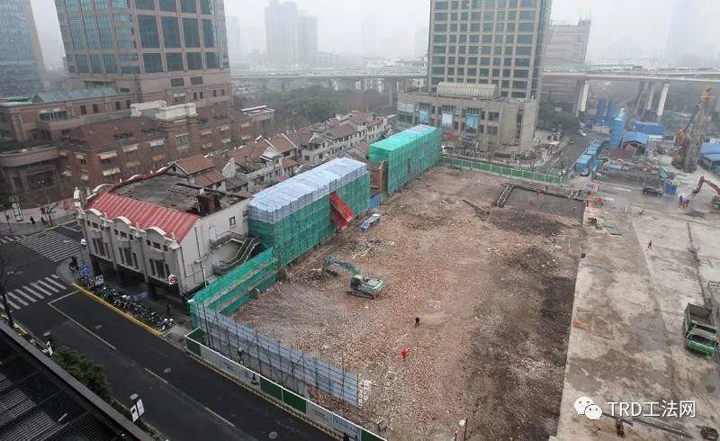 上海轨交14号线黄陂南路站TRD施工