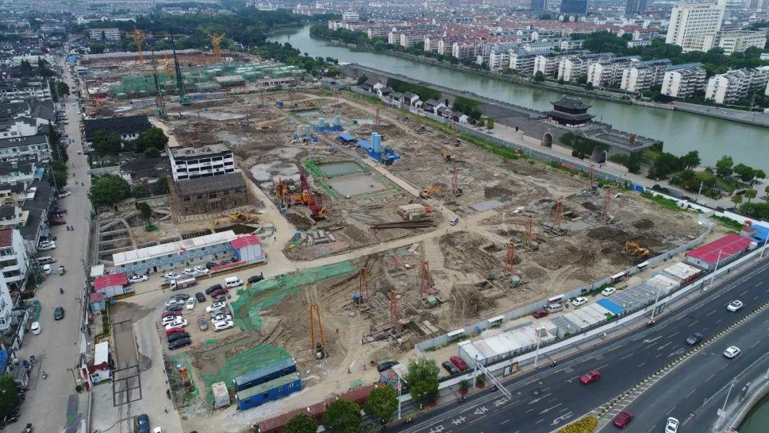 苏州仓街仁恒项目TRD工法技术观摩