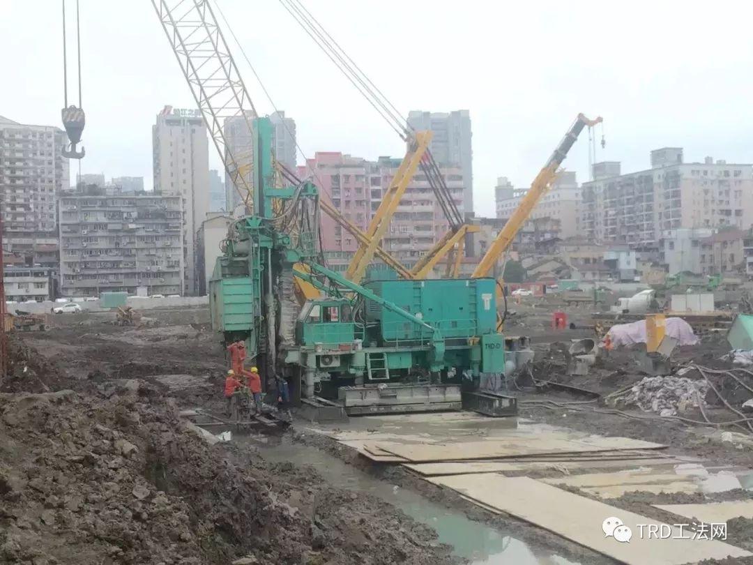 武汉复地汉正街项目TRD工法应用
