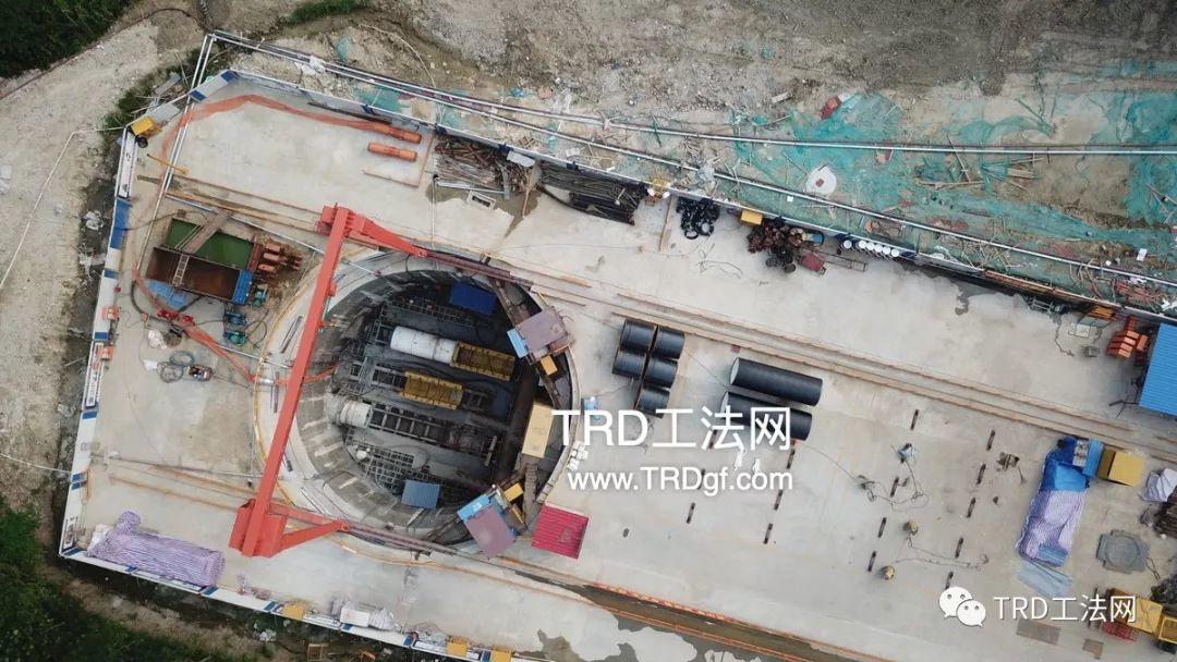 TRD工法应用于阳澄湖引水顶管工作井