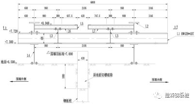 五峰山长江大桥4#墩钢板桩围堰