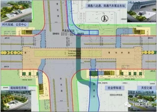 南通轨道交通2号线汽车东站站TRD工法应用
