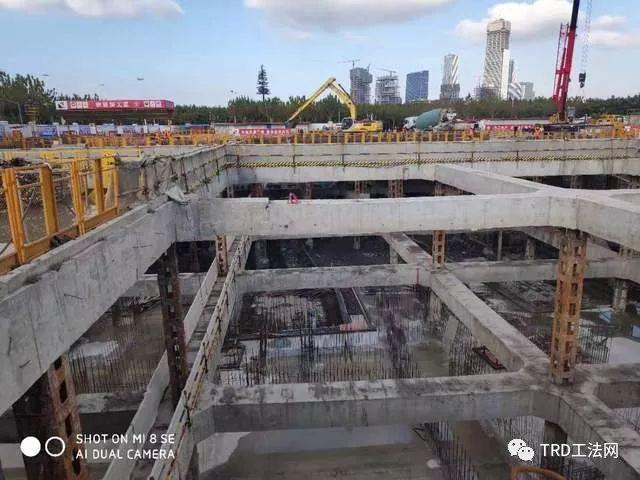 上海前滩四方城项目TRD工法应用