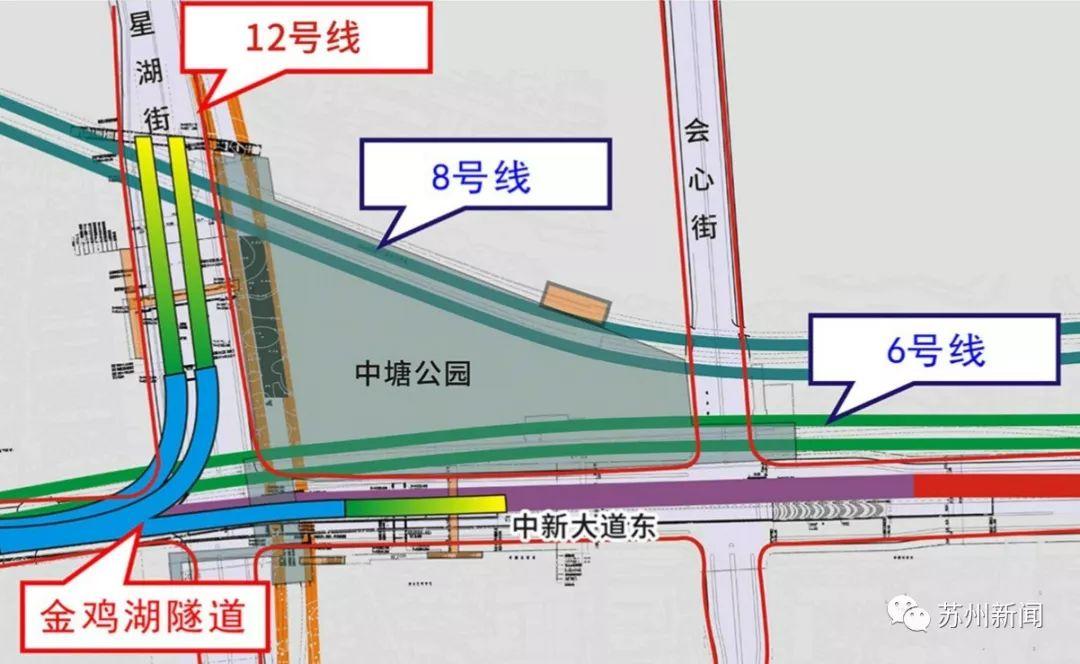苏州金鸡湖隧道一期围堰最新进展