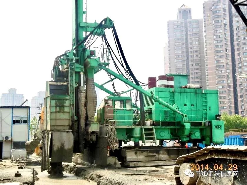 工程案例-上海新闸路西斯文理办公楼TRD止水帷幕项目