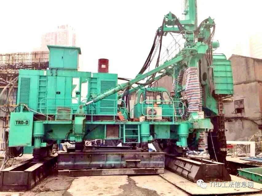 工程案例-上海新闸路西斯文理办公楼TRD止水帷幕项目
