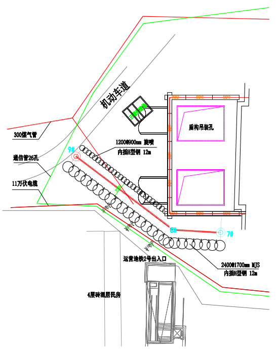 MJS+型钢基坑围护应用案例