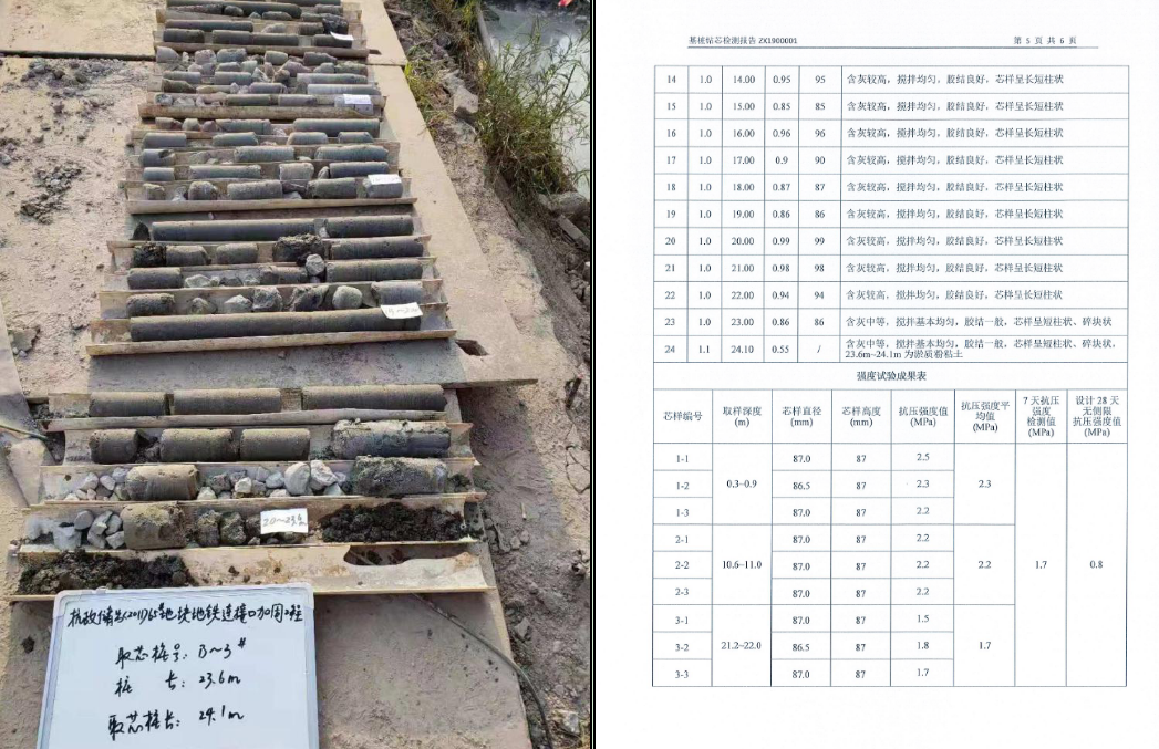 地铁连通道基坑围护MJS后插型钢施工案例