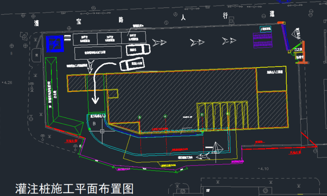 MJS工法位于上海银行汽车坡道围护工程的应用