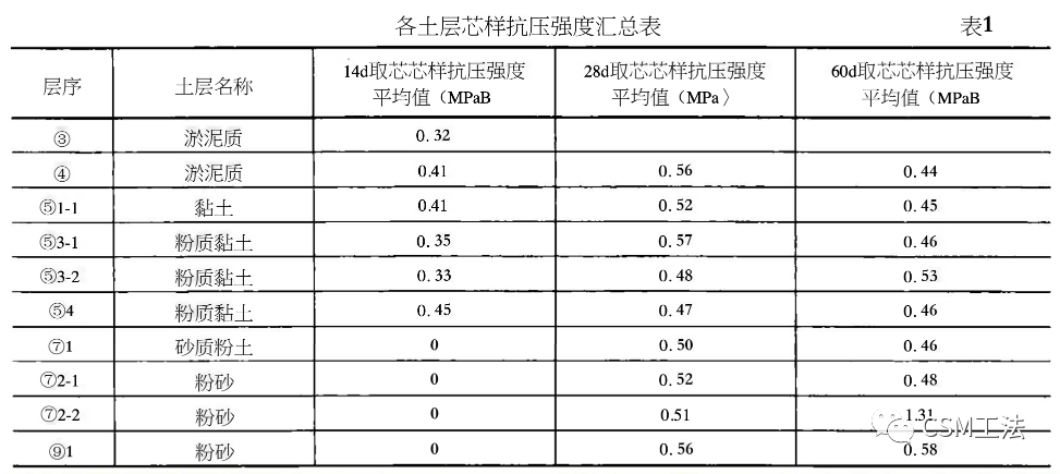 CSM技术在邻近地铁施工项目中的应用