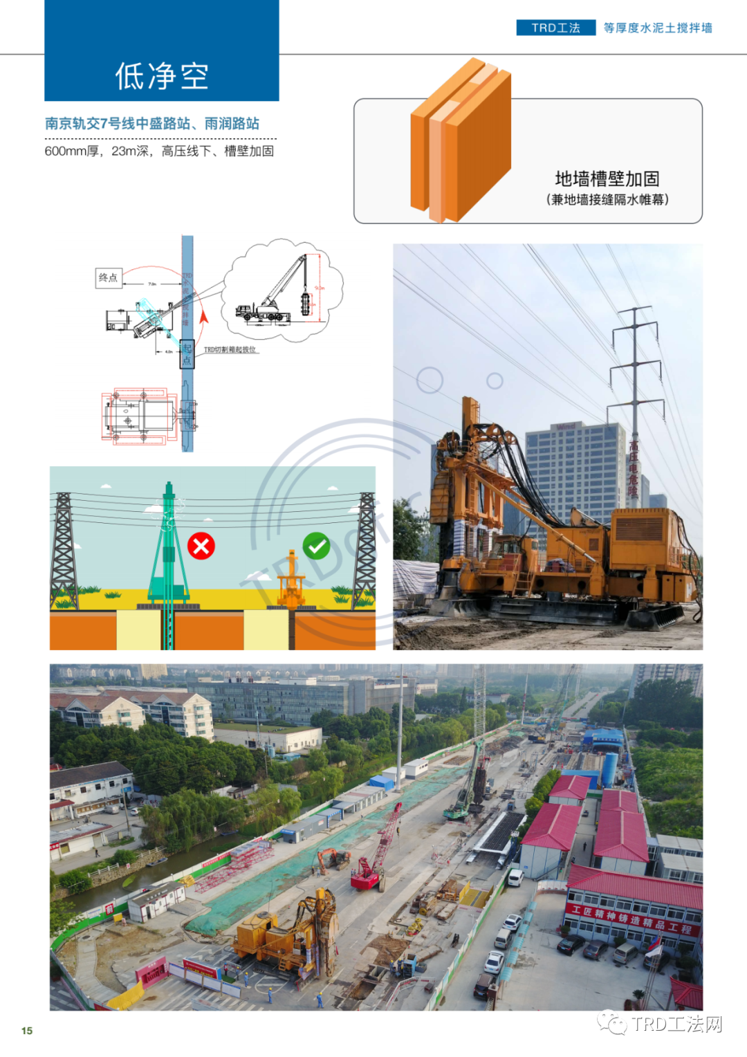 TRD工法 超深等厚水泥土连续搅拌墙工法