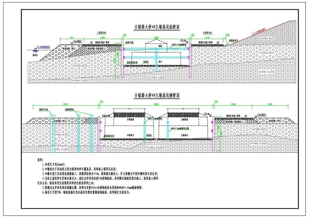 复杂地质围堰施工—柳州柳东新区古镇路项目基坑支护工程