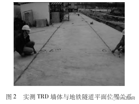 TRD工法在紧邻地铁深基坑工程中的应用