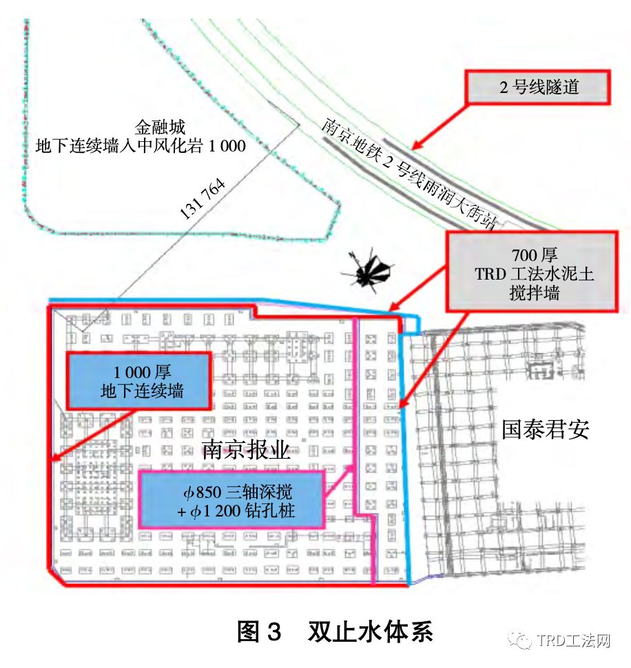 临近地铁深基坑工程超深TRD工法实践与研究