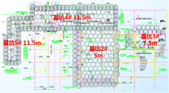 地下勾连工程基坑MJS工法围护