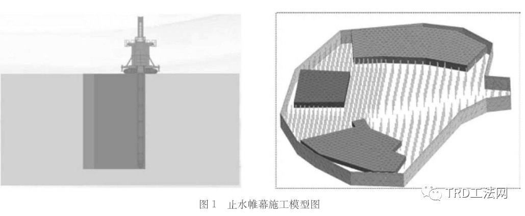 深基坑TRD转折点连续施工工艺研究