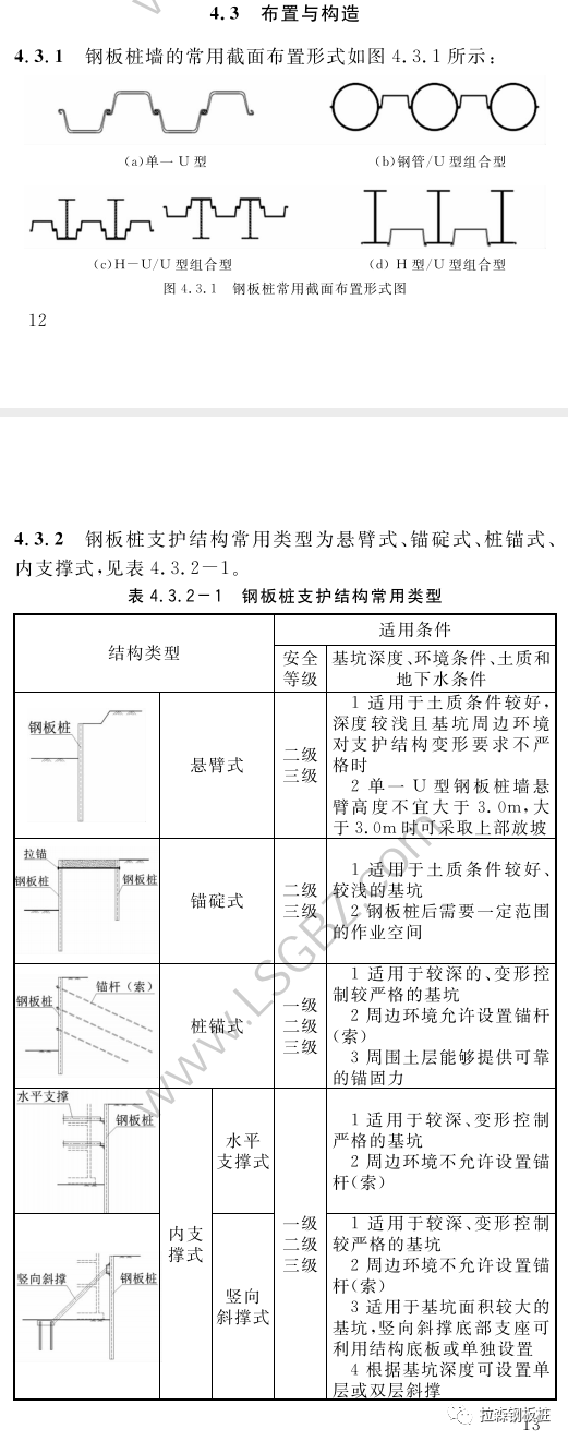 DB34/T 3946-2021 安徽省《钢板桩基坑支护技术规程》