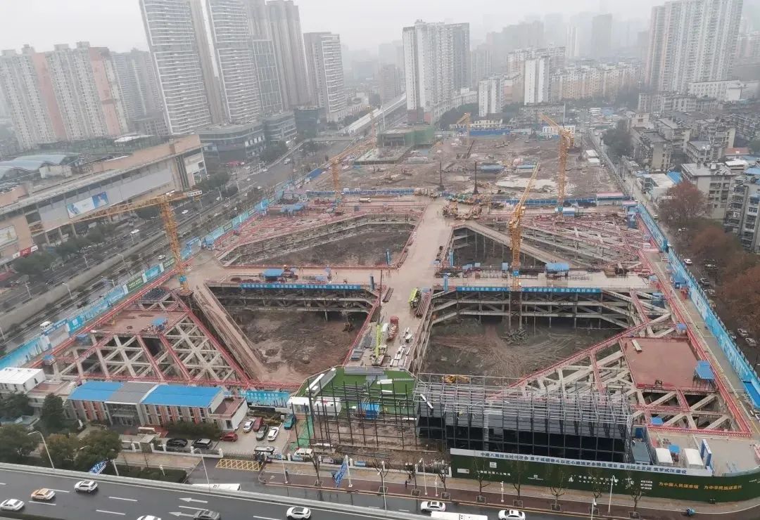 武汉临江临地铁深基坑施工关键技术-阿里巴巴华中总部项目