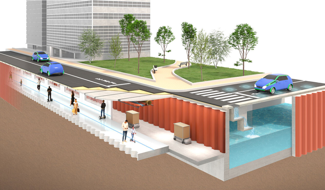 永临结合钢板桩构筑地下大空间，日本大林组开发“Diver Street”施工技术