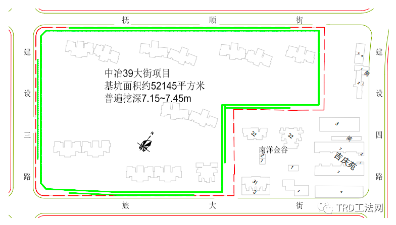 双排型钢等厚水泥土墙在深大基坑中的应用分析